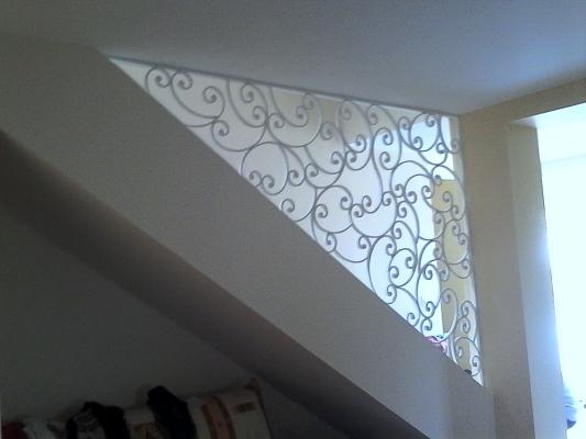 Garde-corps d'escalier en volutes sur mesure Toulouse